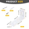 uxcell 2Pcs Adjustable L-Shape Corner Brace, 60 x 120 x