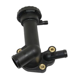 KarParts360 For Mini Cooper 2002-2008 Thermostat Housing | Plastic | Black | 4 Cyl. | 1.6 Liter | Base Model | Excluded Thermostat | Replacement For 11537829959