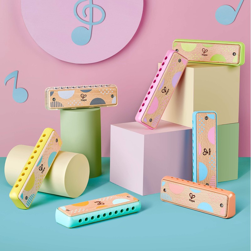 Hape E8915 Harmonica, Blue (for Children 3 Yrs. and up)