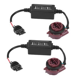 2pcs LED Decoder, 12V 3157A LED Decoder Adapter Anti Hyper Blink Flash Error Cancel Canbus Brake