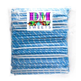 Tropical Punch Sweet Sour Powder Candy Straws - 100 Count