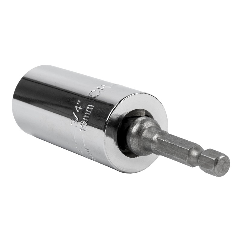 Jazooli Universal Grip Socket Wrench Hand Ratchet Spanner Drill Adapter