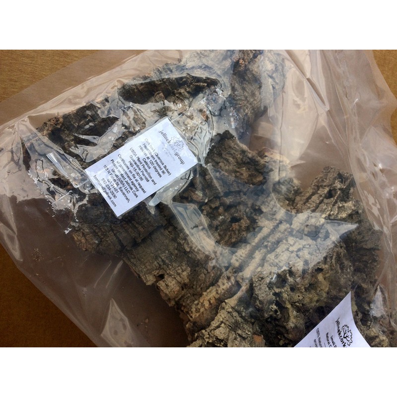 Natural Cork Bark Flats - 3lb Bulk Bag