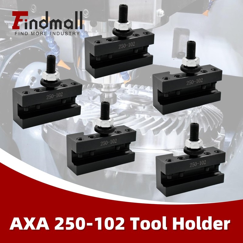findmall 5Pcs AXA 250-102 Tool Holder AXA 102 Quick Change