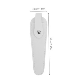 Tofficu 4pcs Sewing Scissors Pouch Pu Leather Scissor Cover Stylish for Hair Crafting Sewing