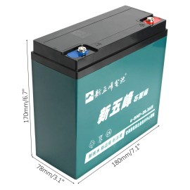 Unbranded 12V 20Ah 6-DMF-20 Battery for Go Kart E-bike Bicycle Taotao Coolster ATV Quad US
