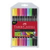 Faber-Castell 151110 Double Fibre Pens, Standard + Neon
