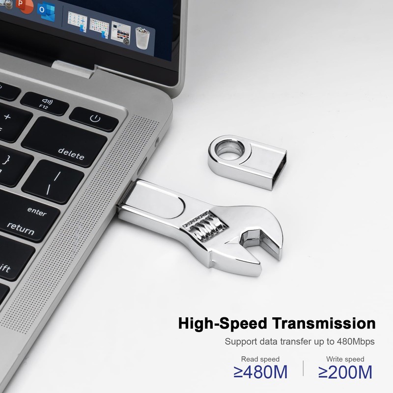 BORLTER CLAMP USB Flash Drive Memory Stick Retro Metal Wrench