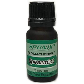Best Spearmint Essential Oil - Top Aromatherapy Oil - 100% Pure - Therapeutic Grade and Premium Quality - 10 mL by Sponix