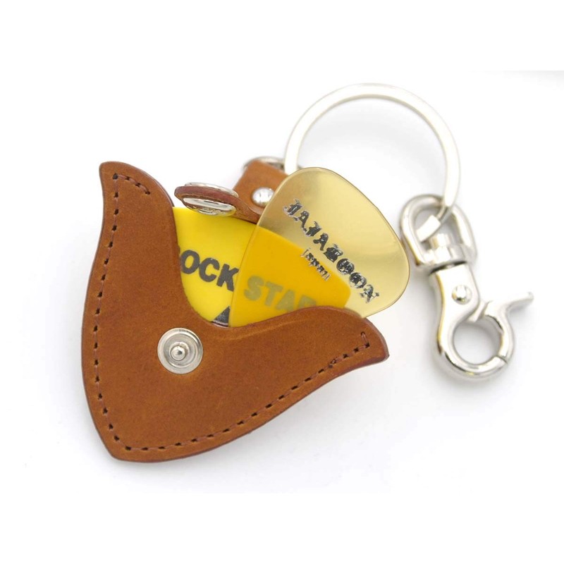 JAJABOON Guitar Pick Case Key Holder (with Guitar Pick) Genuine