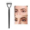 ZUJIACUN Eyelash Comb Lash Separator - Metal Teeth Mascara Brush
