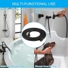 HIbbent 90'' All Metal Shower Hose, Extra Long Stainless Steel