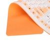 Foldable Silicone Keyboard 106 Keys Waterproof Dustproof Foldable USB Wired