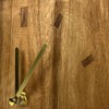 FTWDesign Wooden Watch with Faux Leather Strap and 22 cm