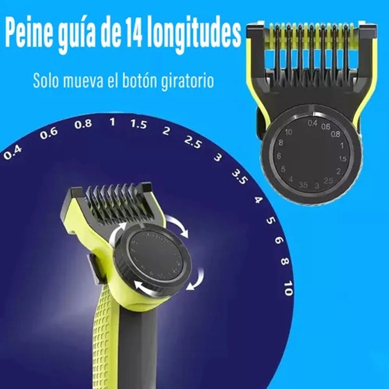 Cabeza Peine Ajustable 14 Medidas Para Phillips One Blade