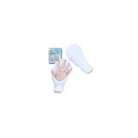 GEEKER Sunburn Gloves, UV Protection, Back of Hand, Cover, Short Length, Available in 5 Colors, Sun Protection, Driving, Bicycle, Women's, Men's, white