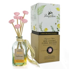 Penny & Rose Ceramic Rose Diffuser | Sunrise Dew Oil Scent