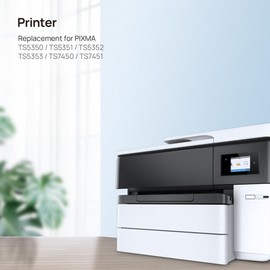 560 561 XL Cartridges Multipack for Canon 560XL 561XL PG-560XL CL-561XL PG560XL CL561XL Printer Cartridges for Pixma TS5350 TS5351 TS7450 TS7451 TS5352 TS5353 (1Black + 1Tri-Colour )