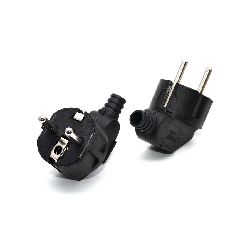 (2 Pack) Tekit EU 16A Schuko French Korea 4.8mm Pin