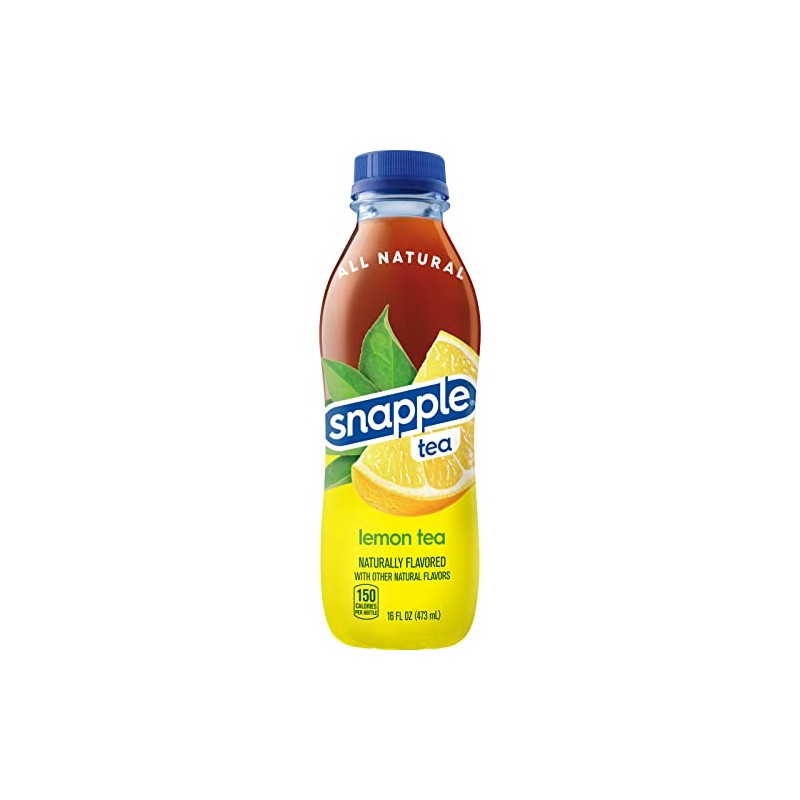Snapple, Lemon Tea, Recycled Bottle, 16 Fl Oz, 12 Count