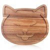 Funny Wooden Charcuterie Board Cute Cat Cheese Boards Cookie Plate