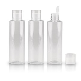 AEGYPIUS Empty Lotion Bottles, 3 Pcs 100ml Travel Bottle Lotion Bottle, Empty Lotion Bottles with Pump Refillable Lotion Bottle Travel Size Bottle, Empty Travel Size Bottles Clear Travel Bottles