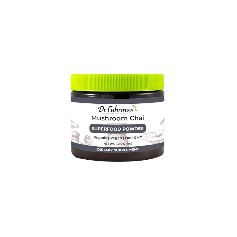 Dr. Fuhman's Mushroom Chai Superfood Powder