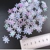 Pack of 900 Snowflake Confetti, Christmas Snowflake Table Confetti White