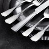 KINGSTONE 60-Piece Silverware Set, 18/10 Stainless Steel Flatware Set for