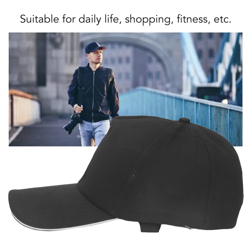 Cryfokt Caps Style Safety Hat, Adjustable Baseball Cap with ABS