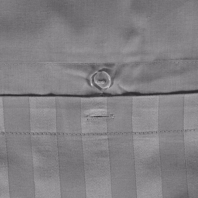 Sleepdown Soft Hotel Quality 225 THREAD COUNT POLYCOTTON Satin Stripe