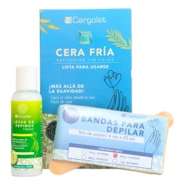 Cera Fría Cargolet 150g Kit Depilación Express sin calor