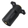 ZUDKSUY 7 Pin Trailer Plug Connector, 12V 7-Way Round RV