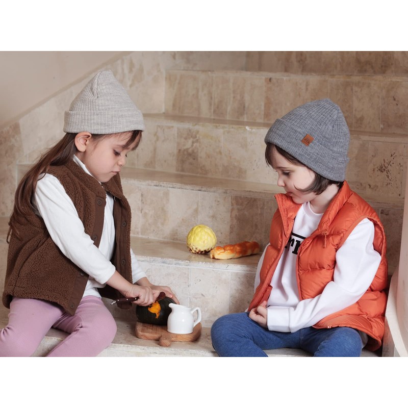 Gorro de invierno para niños pequeños, elegante gorro de invierno