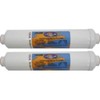 Omnipure (K5615-JJ) 12"x2.5" Inline K-Series 1 Micron Carbon Block With