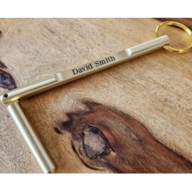 Solid Brass Custom Elevator Door Key, Single Drop Key