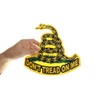 Don't Tread On Me, Yellow Gadsden Snake, Large Back Patch