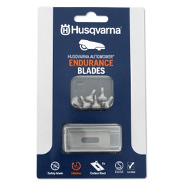 Husqvarna Automower Endurance Knives - 6 Pack Carbon Steel 4 Edge Design for Longer Life and Sharper Cuts