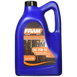 FRAM MAF20W50L5 High Mileage SAE 20W-50