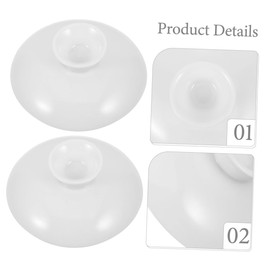2pcs of Teacup Lids Replacement Covers for Tea Ware and Stylish Cup Covers for Teacups and Mugs