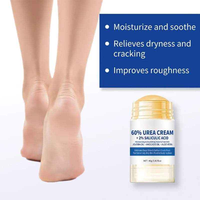 Crema Para Pies Xu* Con 60% De Urea Para Talones