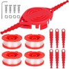 Kaberalty CMZST0653 CMZST065 Trimmer Head Blades Spool line 30ft 0.065"