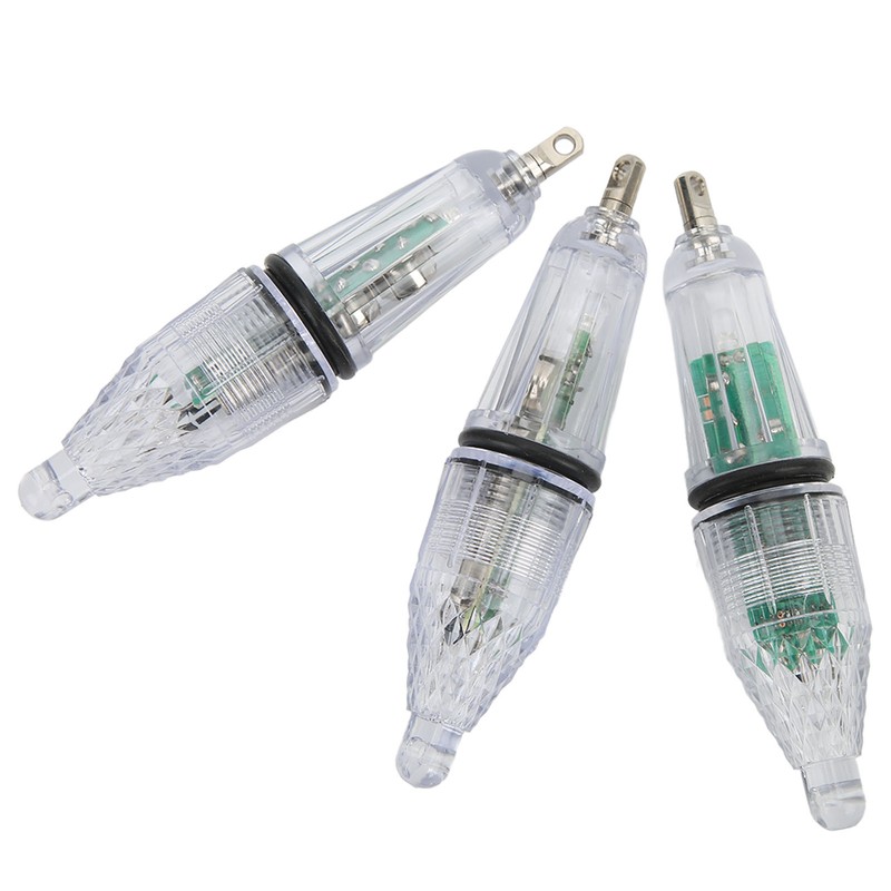 3PCS LED Underwater Fishing Light Lure Fish Bait Lure Lamp