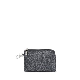 Baggallini womens On the Go Daily RFID Pouch, Midnight Blossom Print, Black US