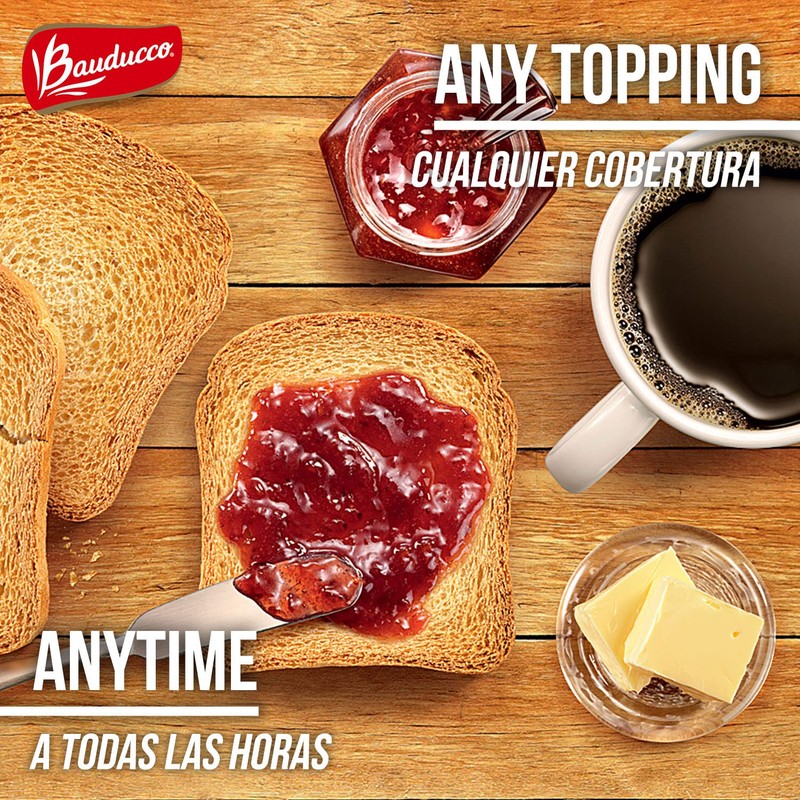 Bauducco Toast Baked with Whole Wheat - Delicious, Light &