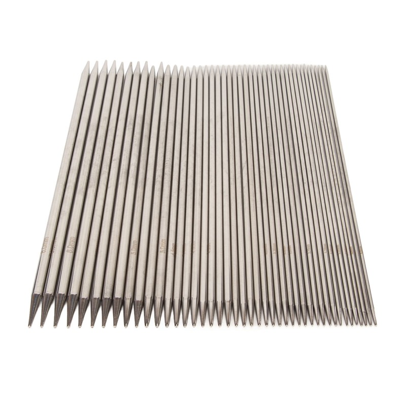 11 Sizes 44pcs Double Pointed Knitting Needles Set 2mm to