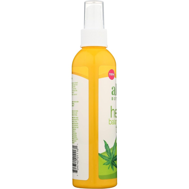 Alba Botanica Tonificador de equilibrio de cáñamo, 6 onzas