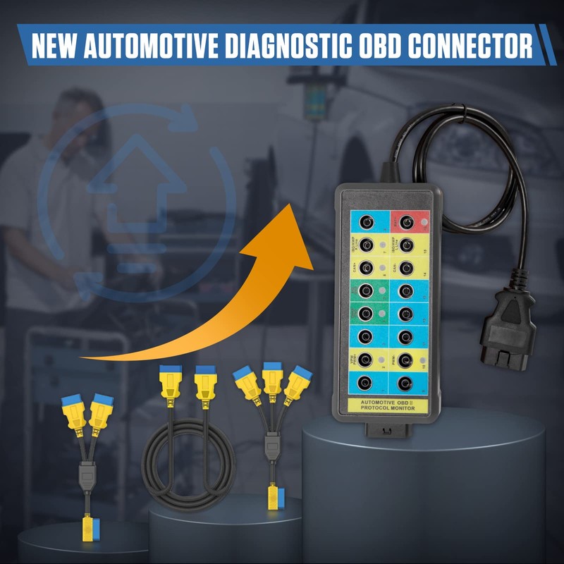 BELEY OBD-2 Breakout Box Car Diagnosis Scan Tool 16 Pins