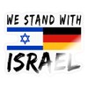 Spreadshirt Solidarity with Israel Germany Israel Flag Sticker Maximum 10