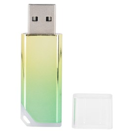 U Disk USB3.0 Color Gradient Flash Drive Portable Memory Stick Electronic AccessoriesGreen 64GB